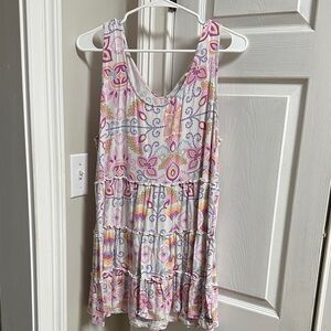 Matilda Jane Pink and Purple Floral Tank Top